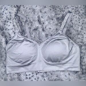 Auden Clip Down Nursing Bra - Size Medium- White